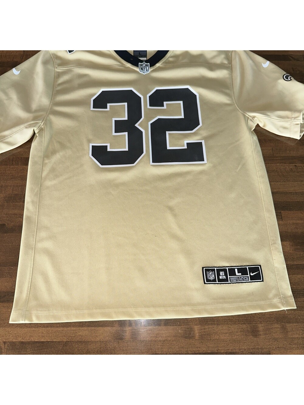 Tyrann Mathieu Saints Jersey Youth Large Nike On Field Gold Alternative [COPY]
